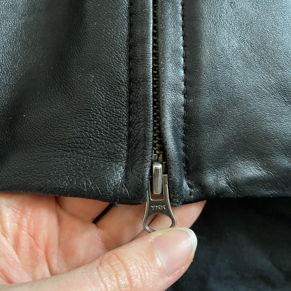 Real Leather jacket with strap belt - Picture 11 of 11